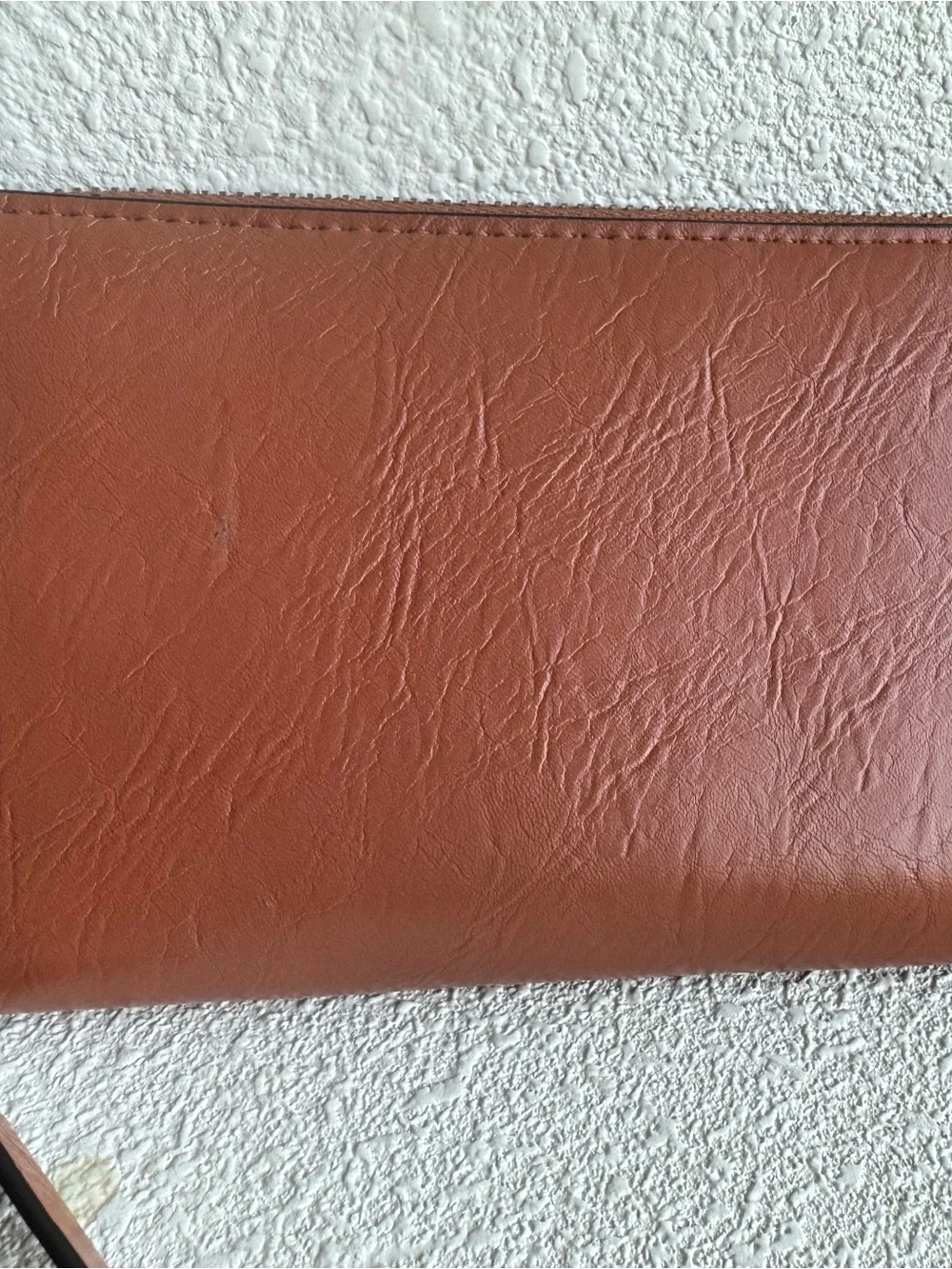 Universal Thread (Target) Brown Leather zip around wallet